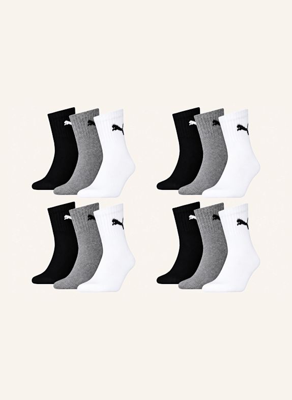 PUMA Sportsocken SHORT CREW 12-PACK ECRU