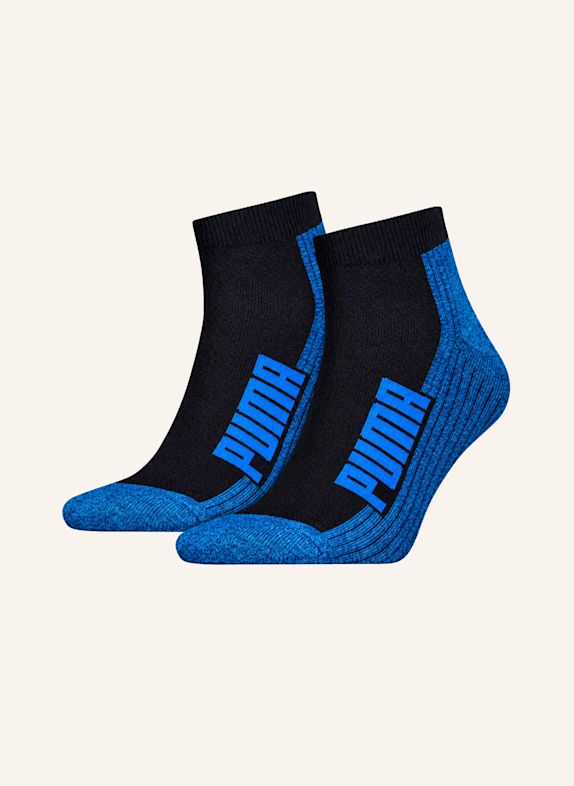 PUMA Socken SNEAKER QUARTER JUMP 2-PACK BLAU
