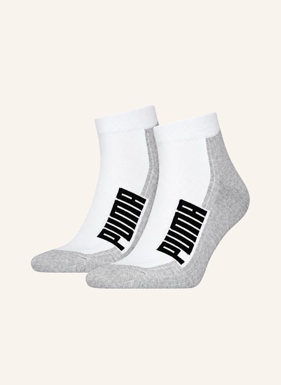 PUMA Socken SNEAKER QUARTER JUMP 2-PACK WEISS