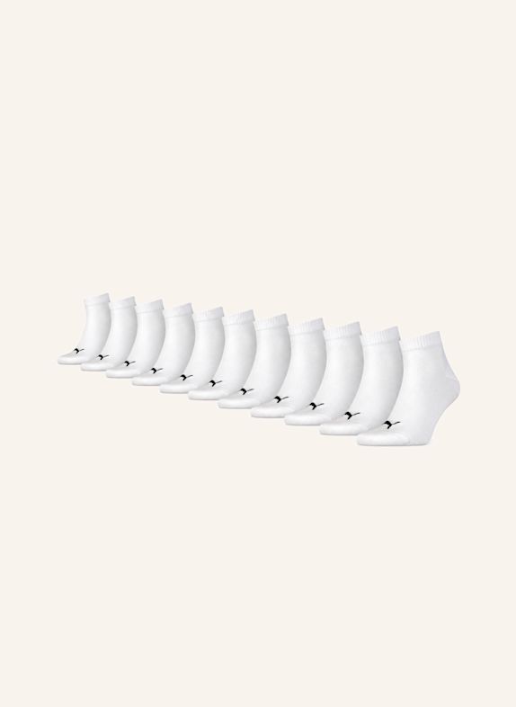 PUMA Socken QUARTER 11-PACK WEISS