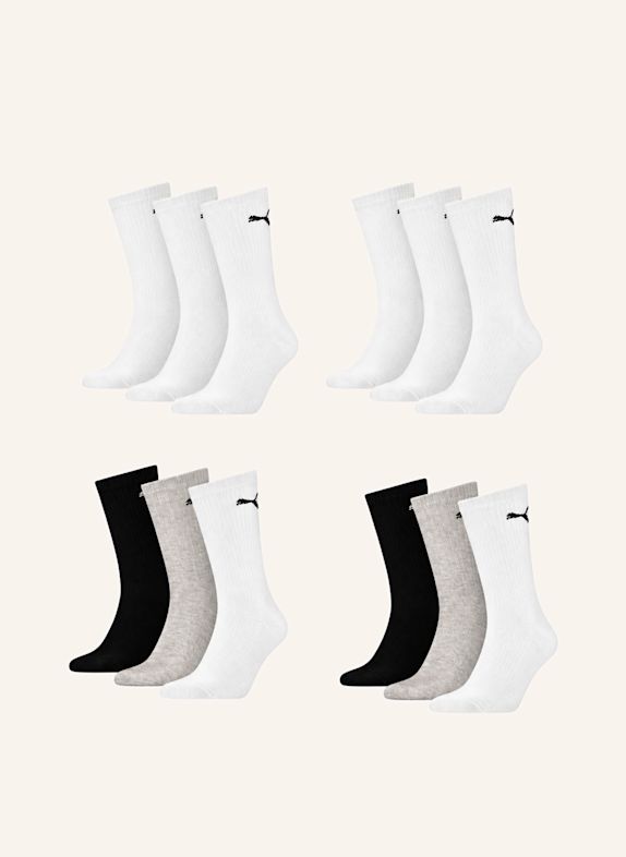 PUMA Sportsocken REGULAR CREW 12-PACK ECRU