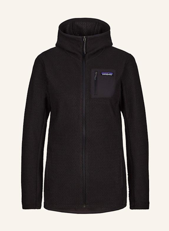 patagonia Fleece R1 AIR FULL ZIP BLACK SCHWARZ