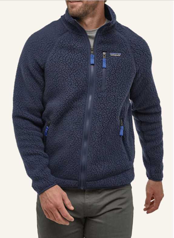patagonia Fleece RETRO PILE BLAU