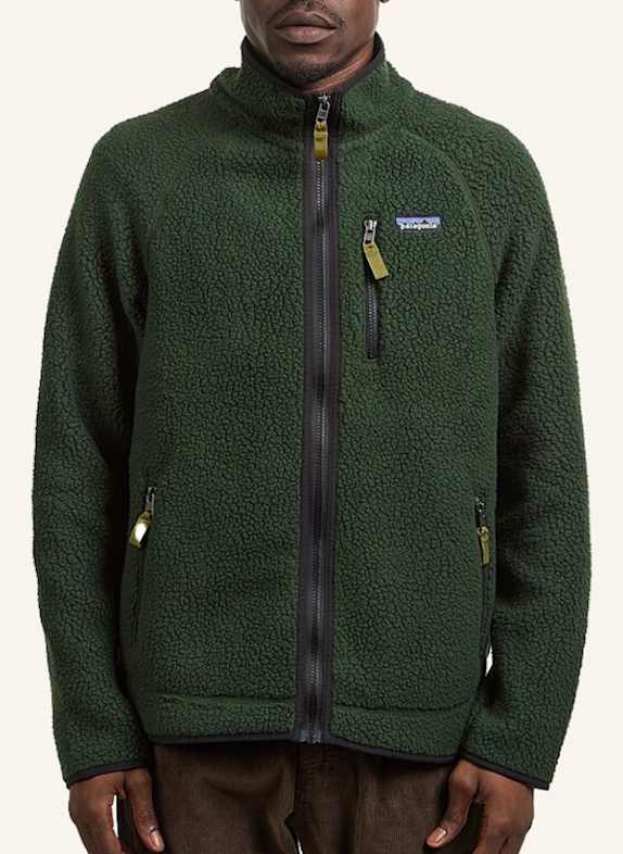 patagonia Fleece RETRO PILE GRÜN
