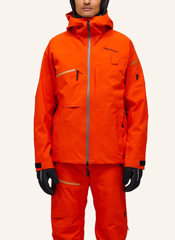 Peak Performance Shelljacke ALPINE GORE-TEX 3L ORANGE