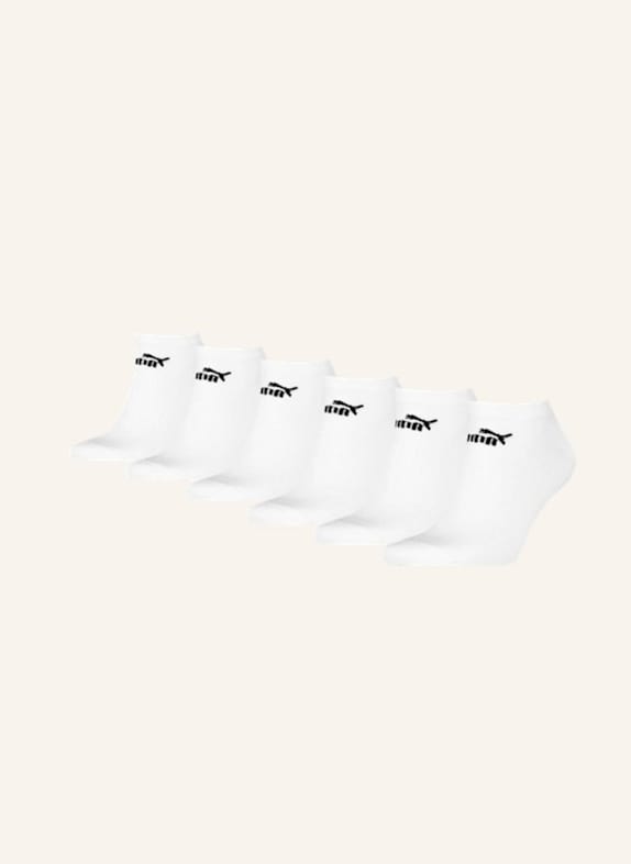 PUMA 6er-Pack Socken ELEMENTS SNEAKERS WEISS