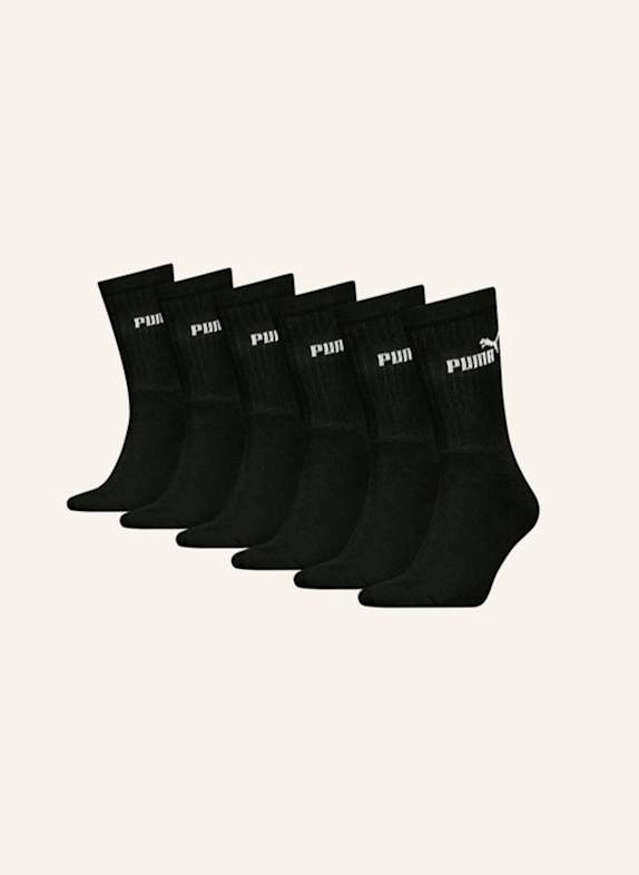 PUMA Sportsocken ELEMENTS 6-PACK WEISS