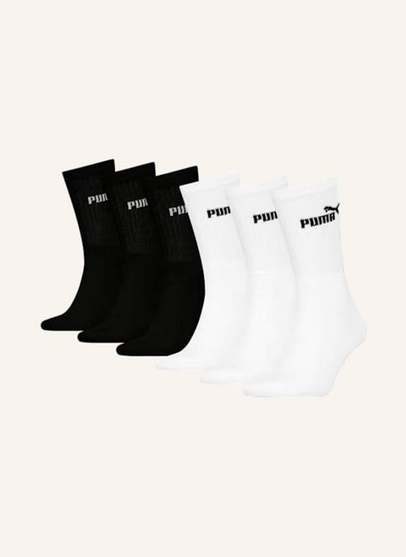 PUMA Sportsocken ELEMENTS 6-PACK ECRU