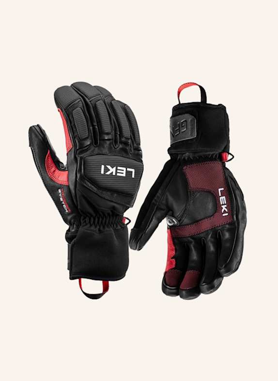 LEKI Leki Leki Handschuhe Griffin Pro 3D black red ROT