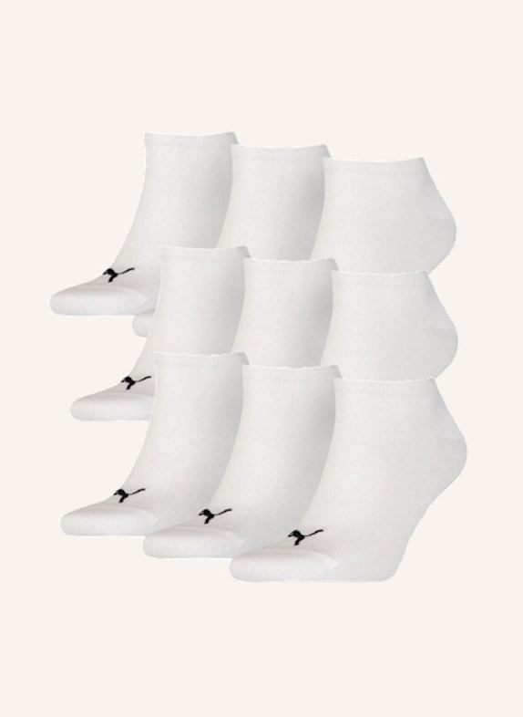 PUMA 9er-Pack Sneakersocken PLAIN WEISS