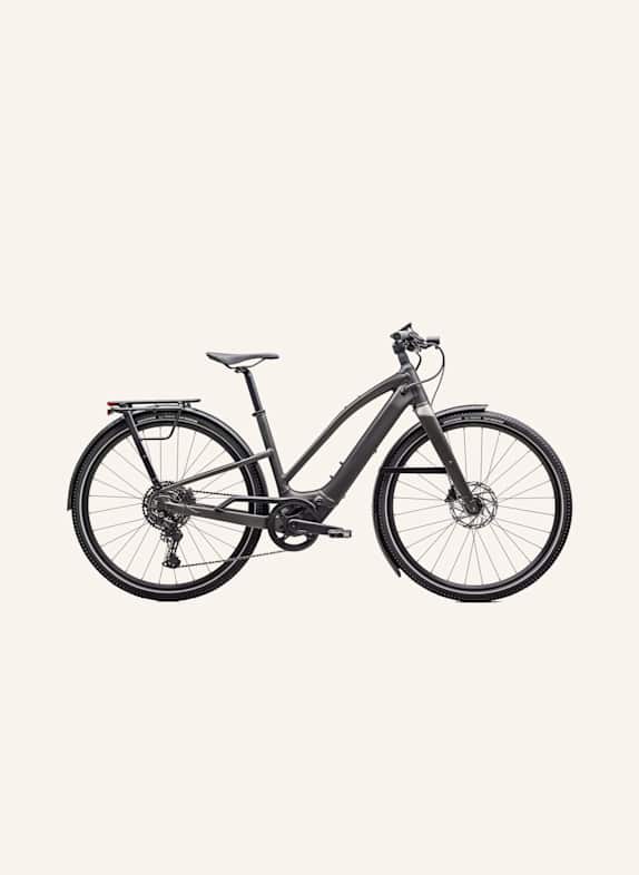 SPECIALIZED SPECIALIZED Specialized Vado SL 2 4.0 Step Through Trekking Bike Satin Gunmetal / Smoke Forest 2025 SCHWARZ
