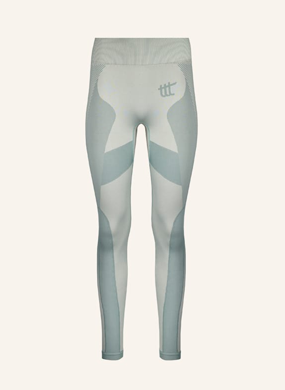 to the top Leggings SEAMLESS BLAUGRAU