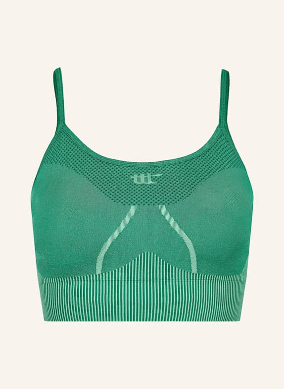 to the top Sports Bra SEAMLESS LIGHT GRÜN