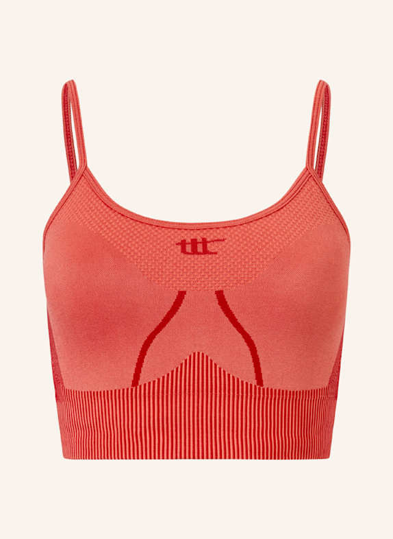 to the top Sports Bra SEAMLESS LIGHT ORANGE