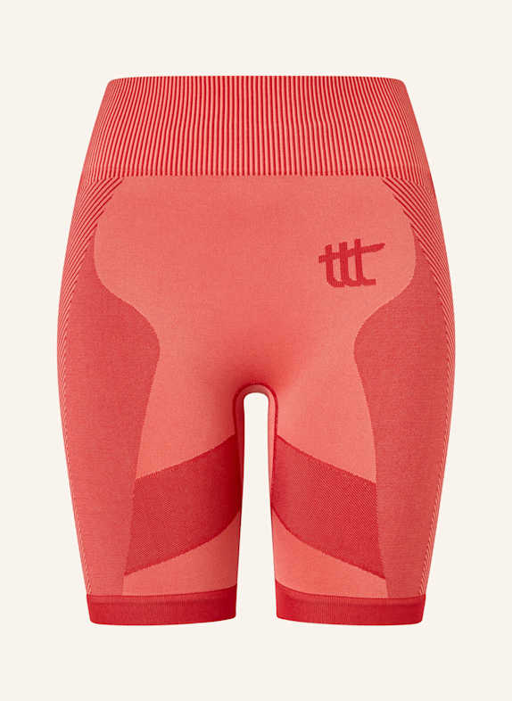 to the top Short Leggings SEAMLESS LIGHT ORANGE