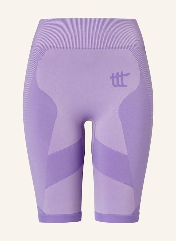to the top Short Leggings SEAMLESS LIGHT LILA