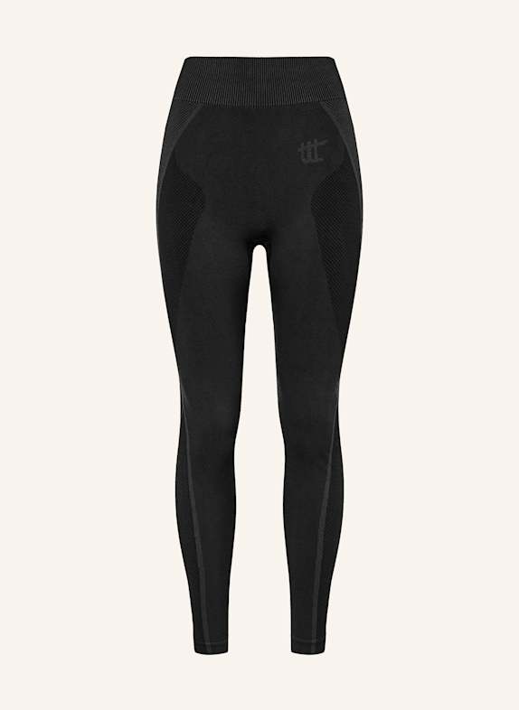 to the top Leggings SEAMLESS SCHWARZ