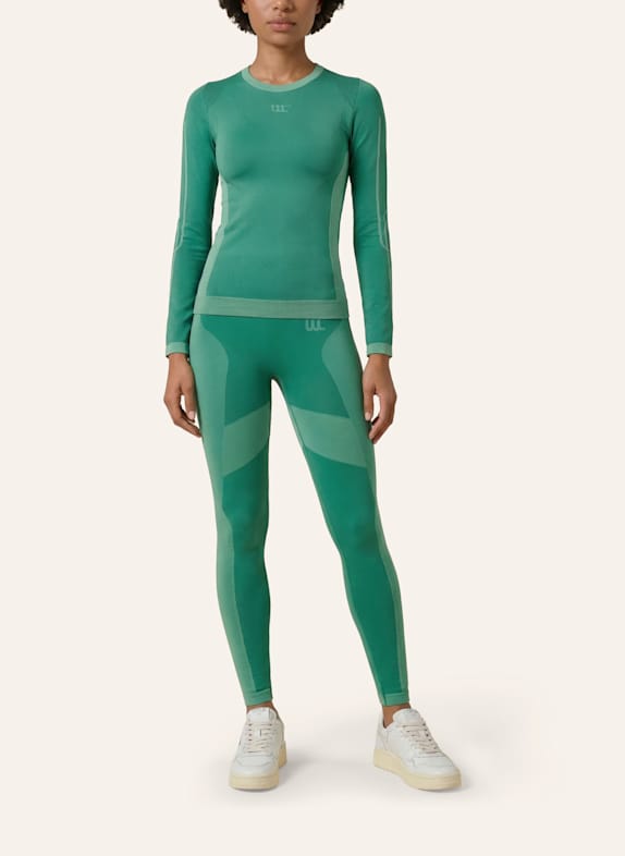 to the top Long Sleeve SEAMLESS LIGHT GRÜN