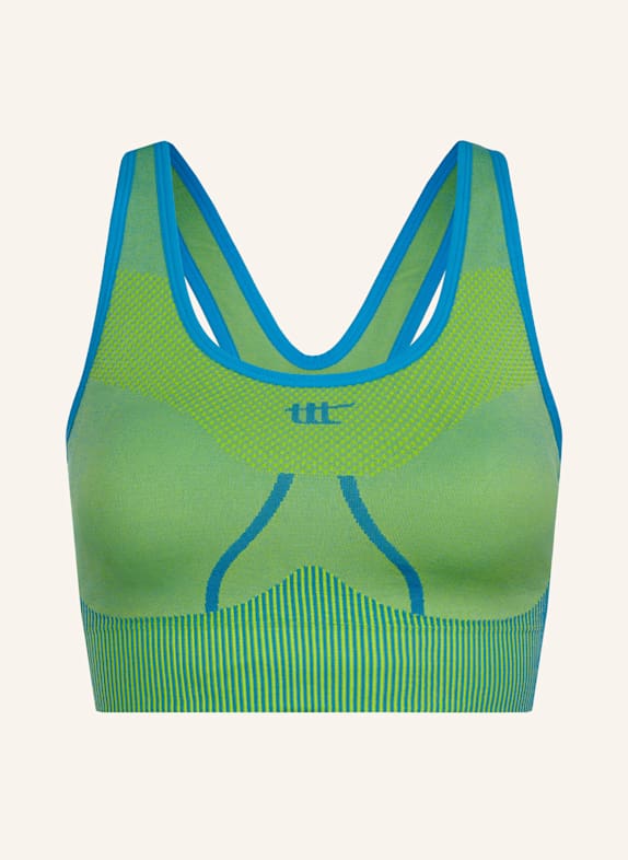 to the top Sports Bra SEAMLESS NEONGRÜN