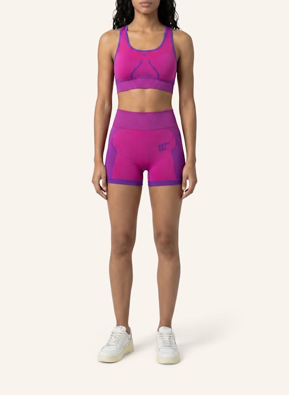 to the top Biker Pants SEAMLESS PINK