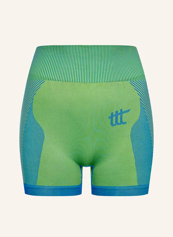 to the top Biker Pants SEAMLESS NEONGRÜN