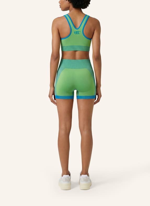 to the top Biker Pants SEAMLESS NEONGRÜN