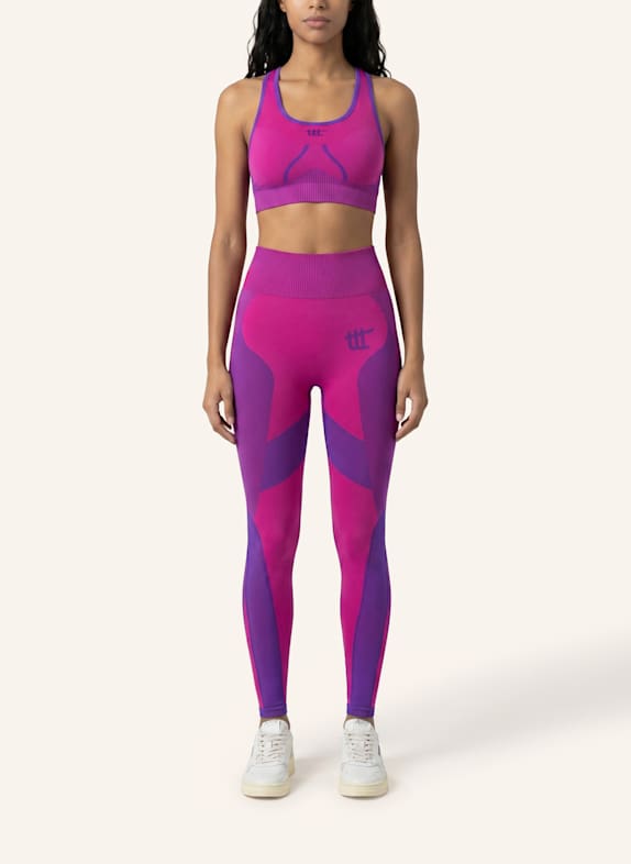to the top Sports Bra SEAMLESS PINK