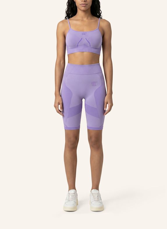 to the top Short Leggings SEAMLESS LIGHT LILA