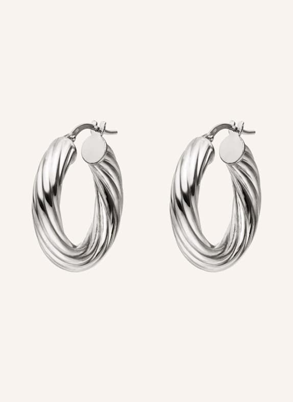 PURELEI Creolen GRACEFUL SILBER