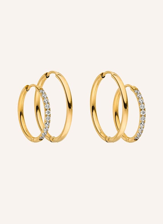 PURELEI Ohrring-Set LOVELY GLITTER GOLD