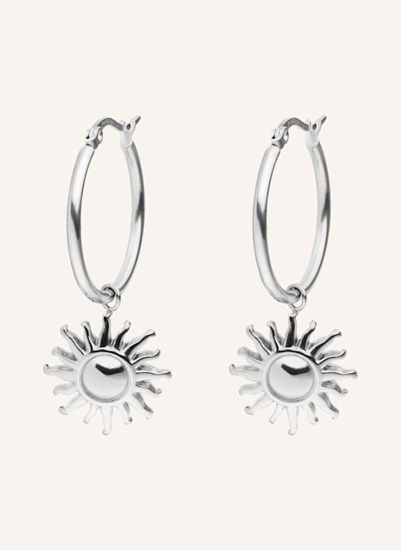PURELEI Ohrringe SUN SILBER