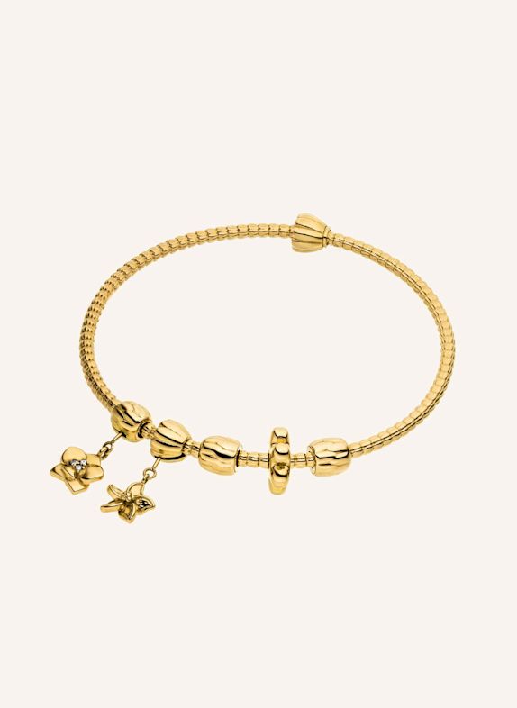 PURELEI Armreif-Set LEI FLOWER S-M GOLD