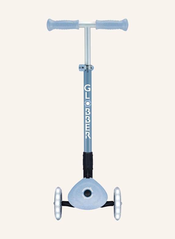 GLOBBER Scooter PRIMO FOLDABLE LIGHTS ECO BLAU