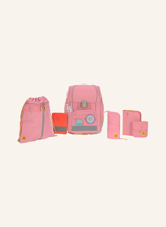 LÄSSIG Schulranzen Set BOXY UNIQUE PINK
