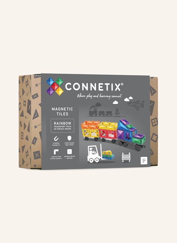 Connetix Transport-Set REGENBOGEN BLAU