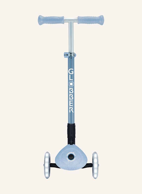 GLOBBER Scooter PRIMO FOLDABLE LIGHTS ECO BLAU