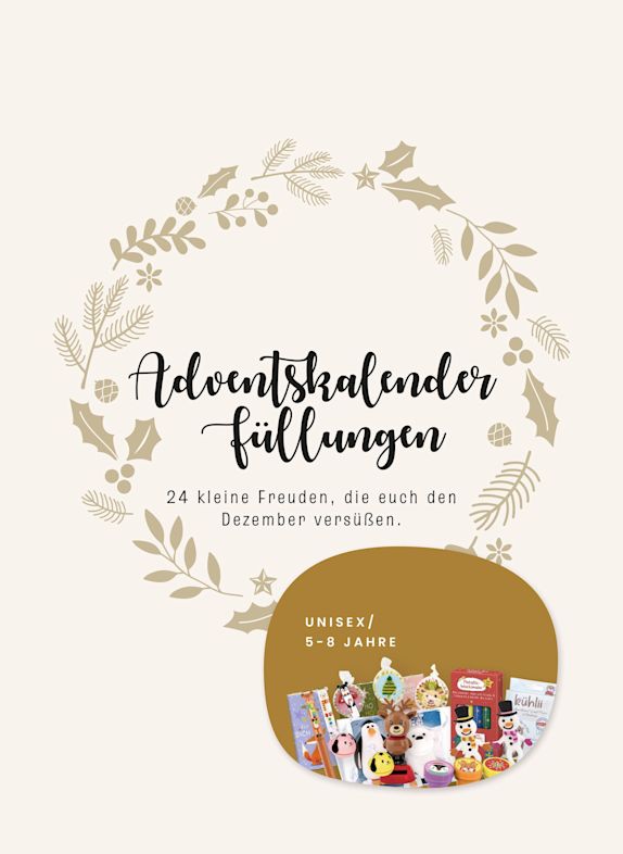 Korbmayer Adventskalender-Füllung Unisex, 5–8 Jahre ROT