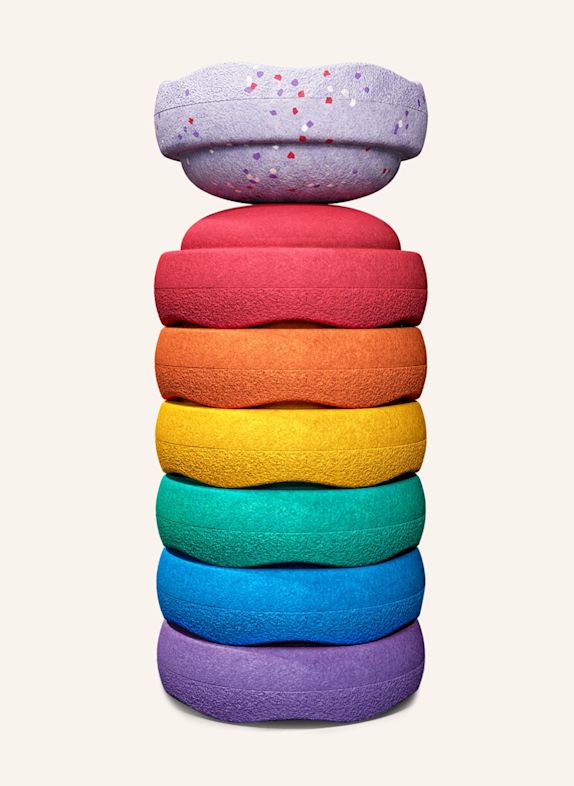 Stapelstein Winter Special MINI RAINBOW classic LILA