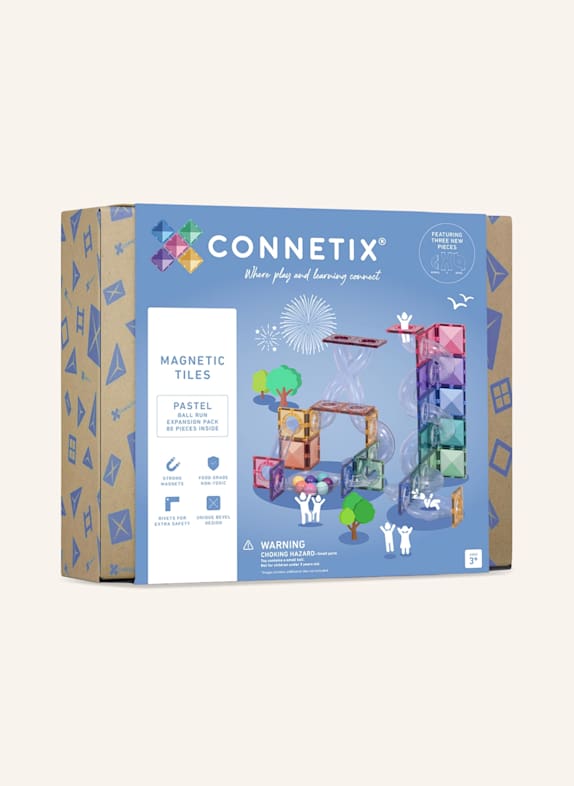Connetix Kugelbahnen-Erweiterungs-Set PASTELL ROSA