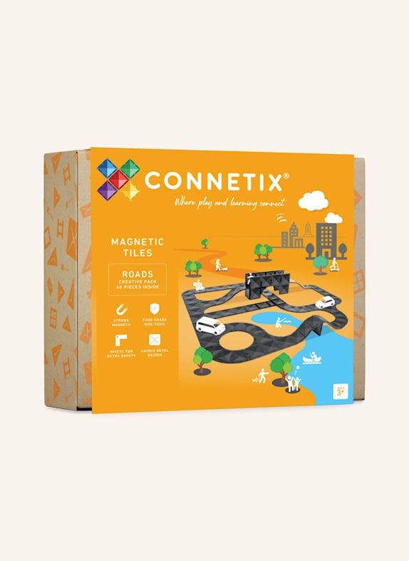 Connetix Creative-Set Roads ORANGE