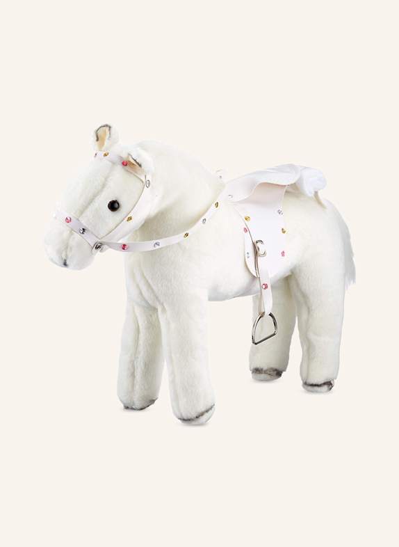 Götz Plüschpferd Weißer Blitz WEISS