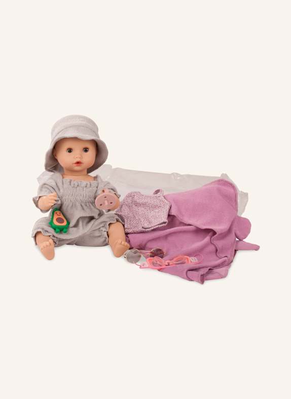 Götz Babypuppe Girl Avocado Set SLEEPY AQUINI ROSA