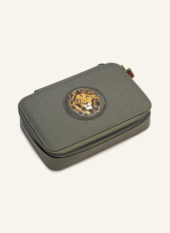 JEUNE PREMIER Federmäppchen mit Inhalt KHAKI