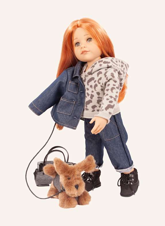 Götz Puppe HANNAH And Her Dog Polly BLAU