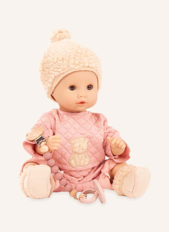 Götz Babypuppe SLEEPY AQUINI Bärig ROSA
