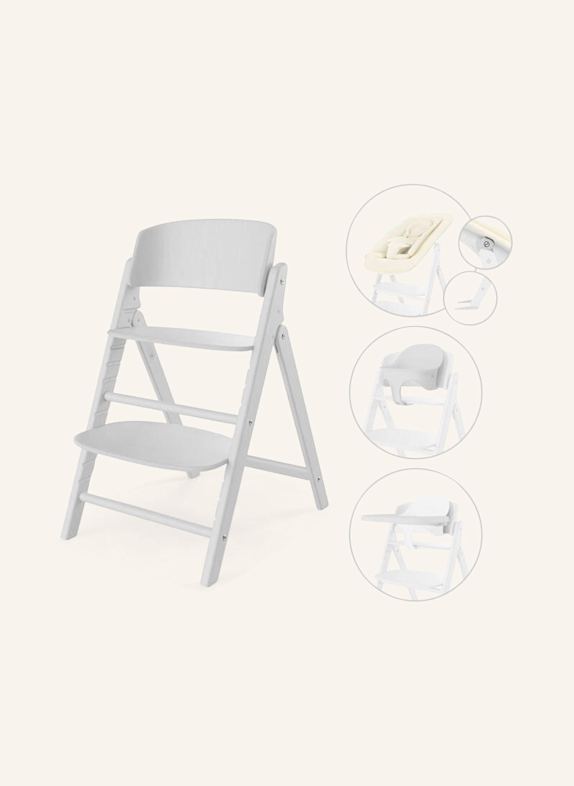 cybex CLICK & FOLD Hochstuhl 4-in-1 Set WEISS