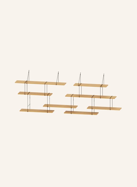 Studio Hausen Regal LINK DUO DUNKELBRAUN/ SCHWARZ