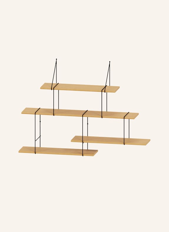 Studio Hausen Regal LINK SET 2 DUNKELBRAUN