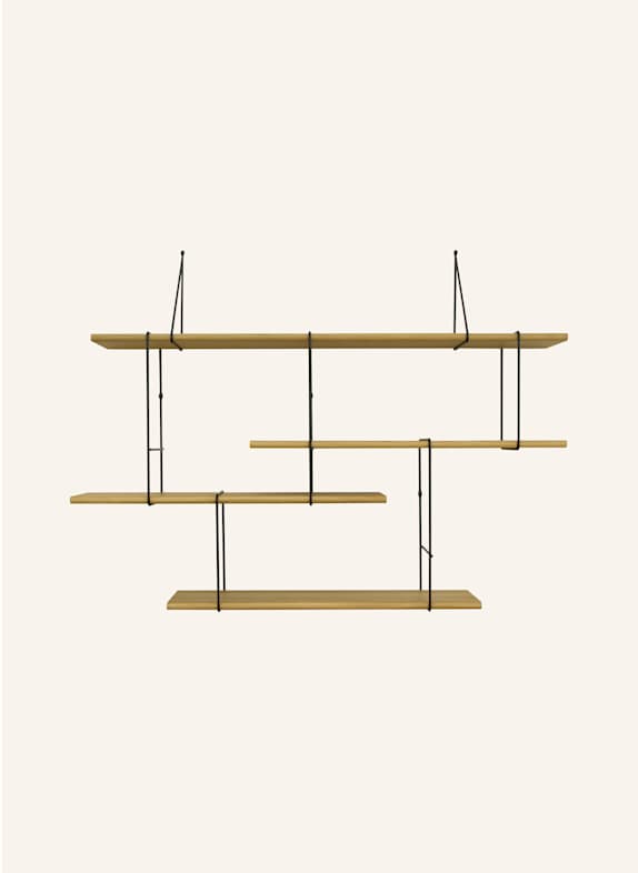 Studio Hausen Regal LINK SET 1 DUNKELBRAUN/ SCHWARZ