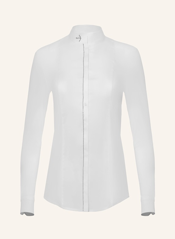 Laguso Turnierbluse JANNE WHITE CRYSTAL BLACK WEISS/ SCHWARZ